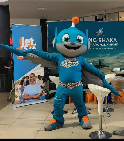Client mascot character used as source for AI brand ambassador